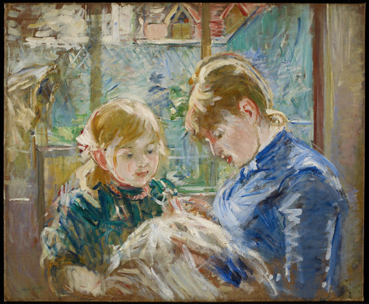 Julie, with her Nanny by Berthe Morisot