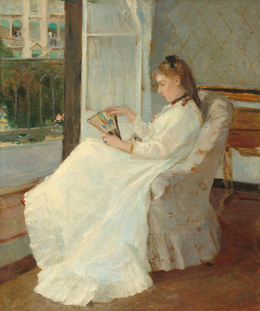 Sister at a Window by Berthe Morisot