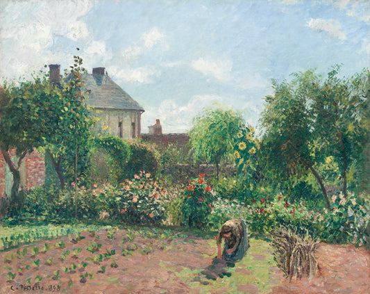 The Artist's Garden by Camille Pissarro