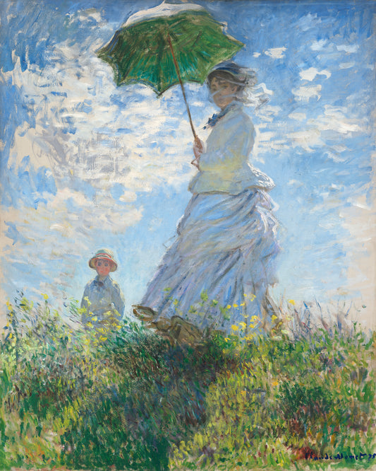 Madame Monet and Her Son by Claude Monet