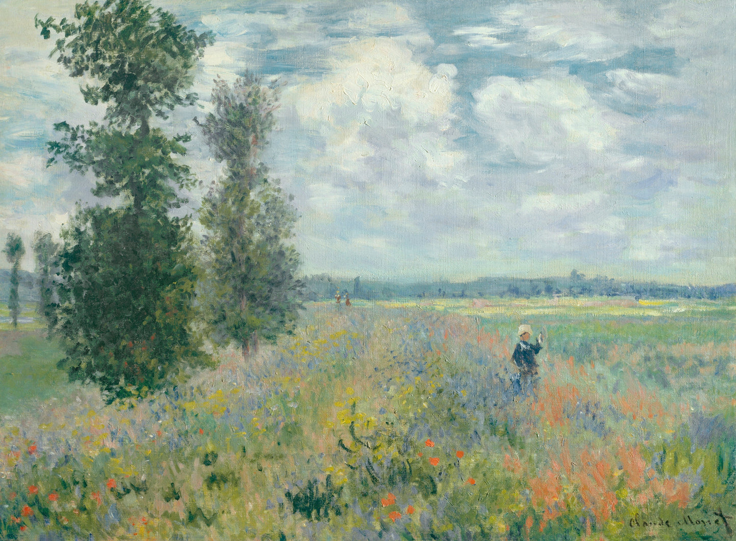 Poppy Fields near Argenteuil by Claude Monet