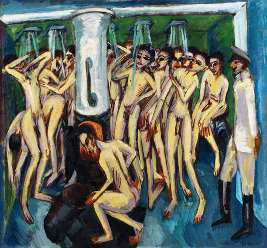 Artillerymen by Ernst Ludwig Kirchner