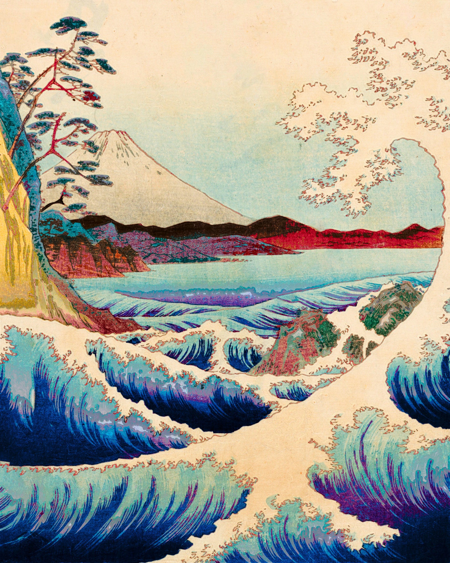 Waves by Hokusai