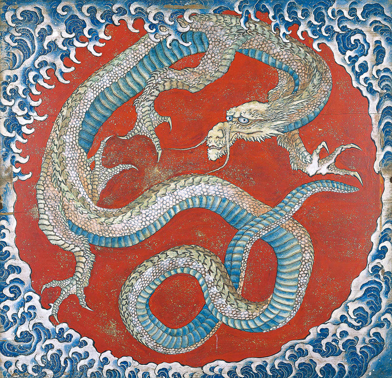 Dragon by Katsushika Hokusai