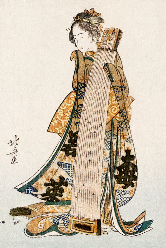 Japanese Woman by Katsushika Hokusai