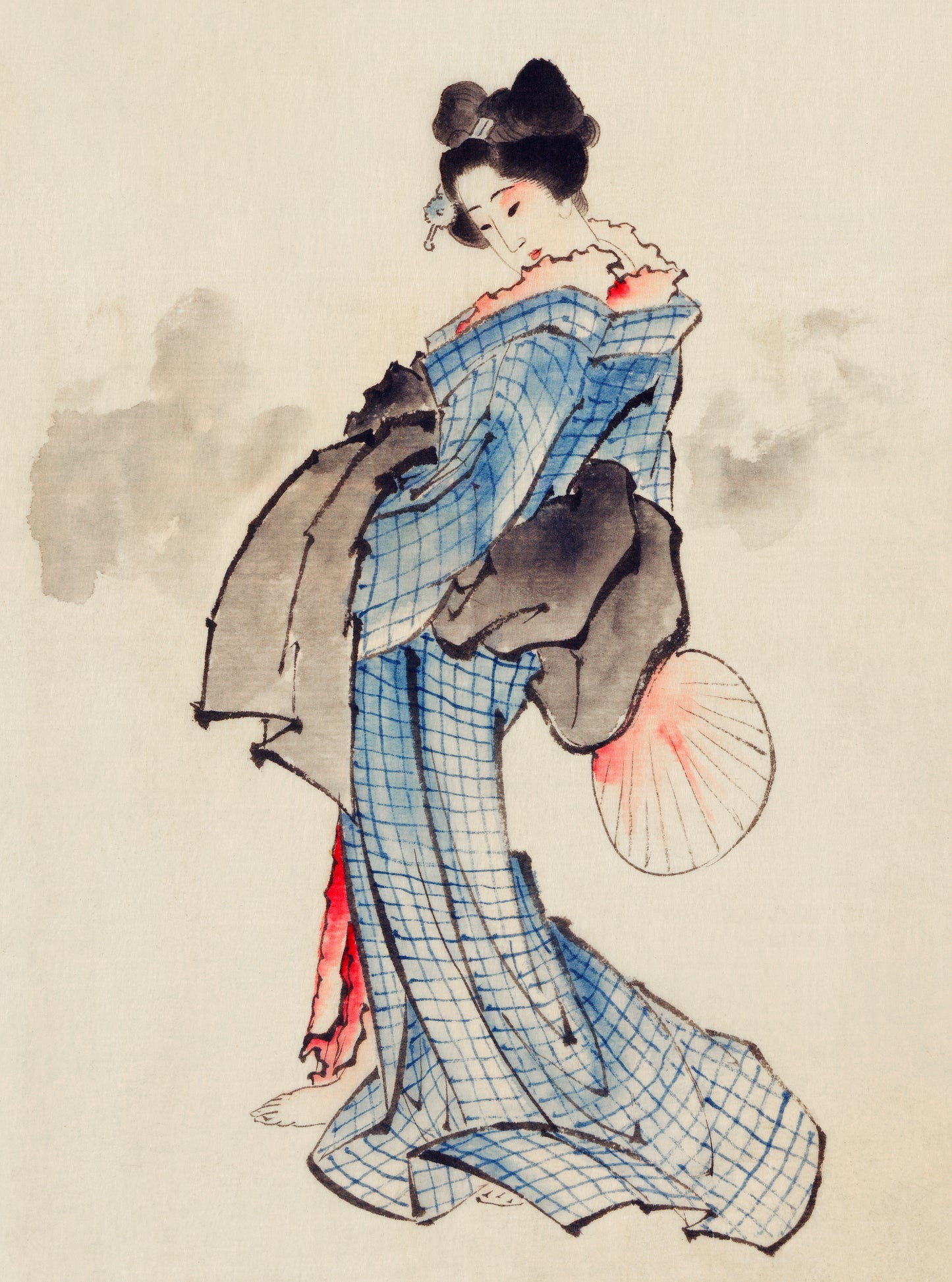 Woman by Katsushika Hokusai