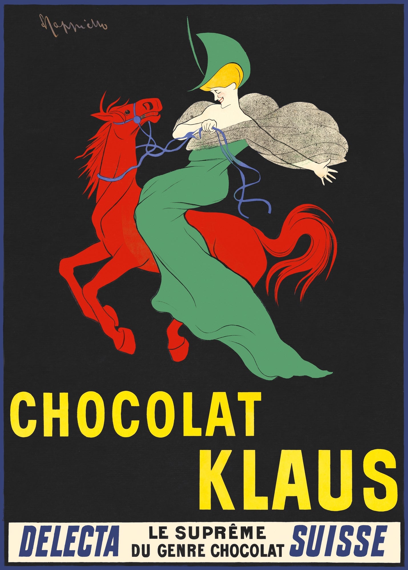 Chocolate Klaus by Leonetto Cappiello