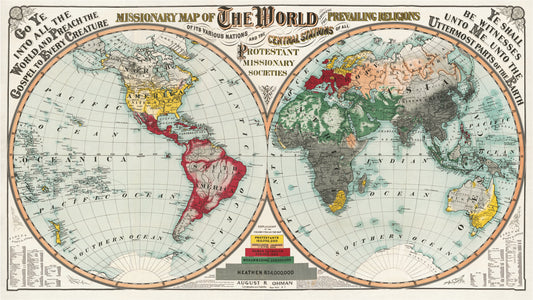 Missionary Map of the World