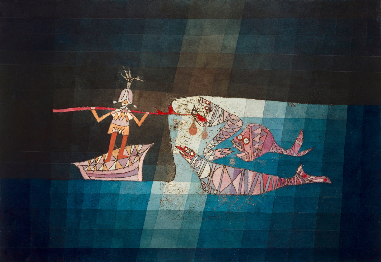 Battle Scene from The Seafarers by Paul Klee