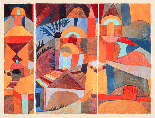 Temple Gardens by Paul Klee