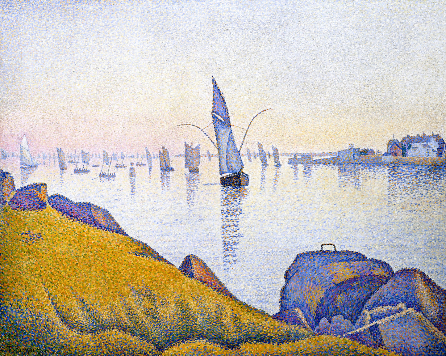 Evening Calm by Paul Signac