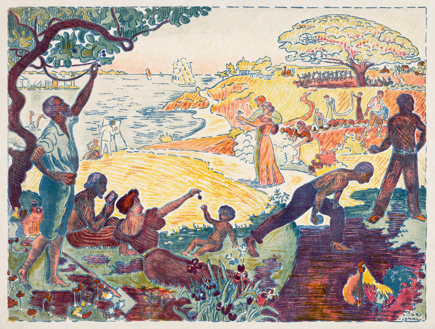 Harmonious Times by Paul Signac