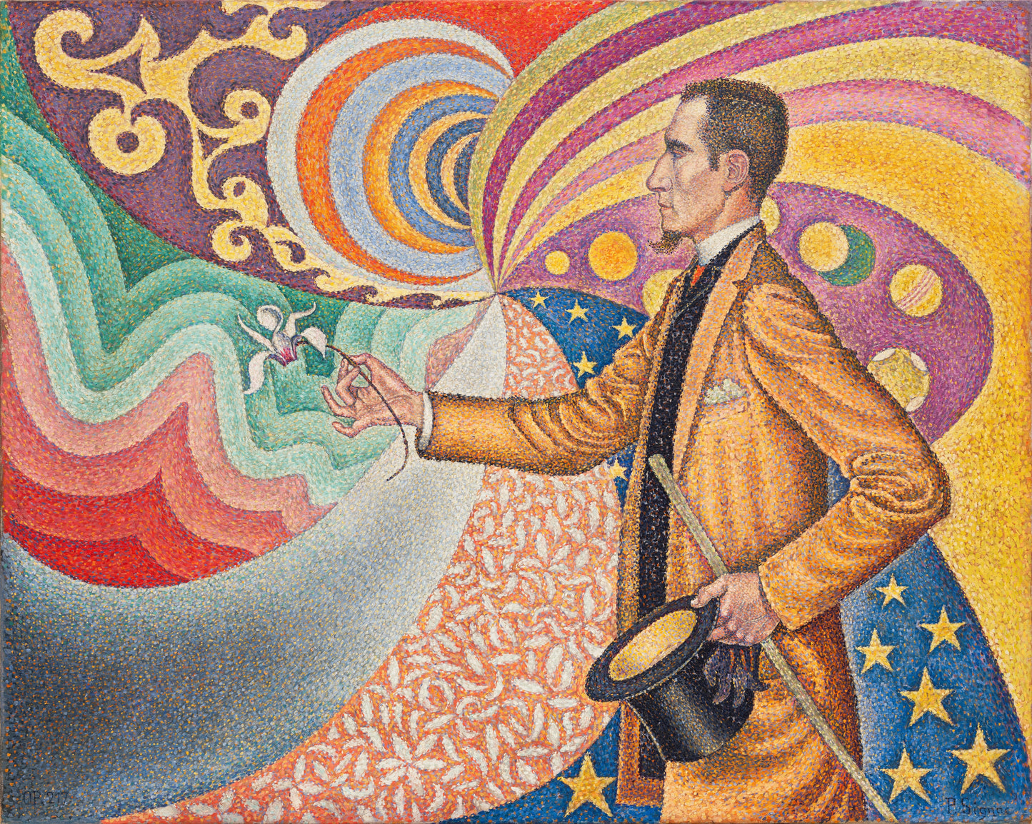 Portrait of Felix Feneon by Paul Signac