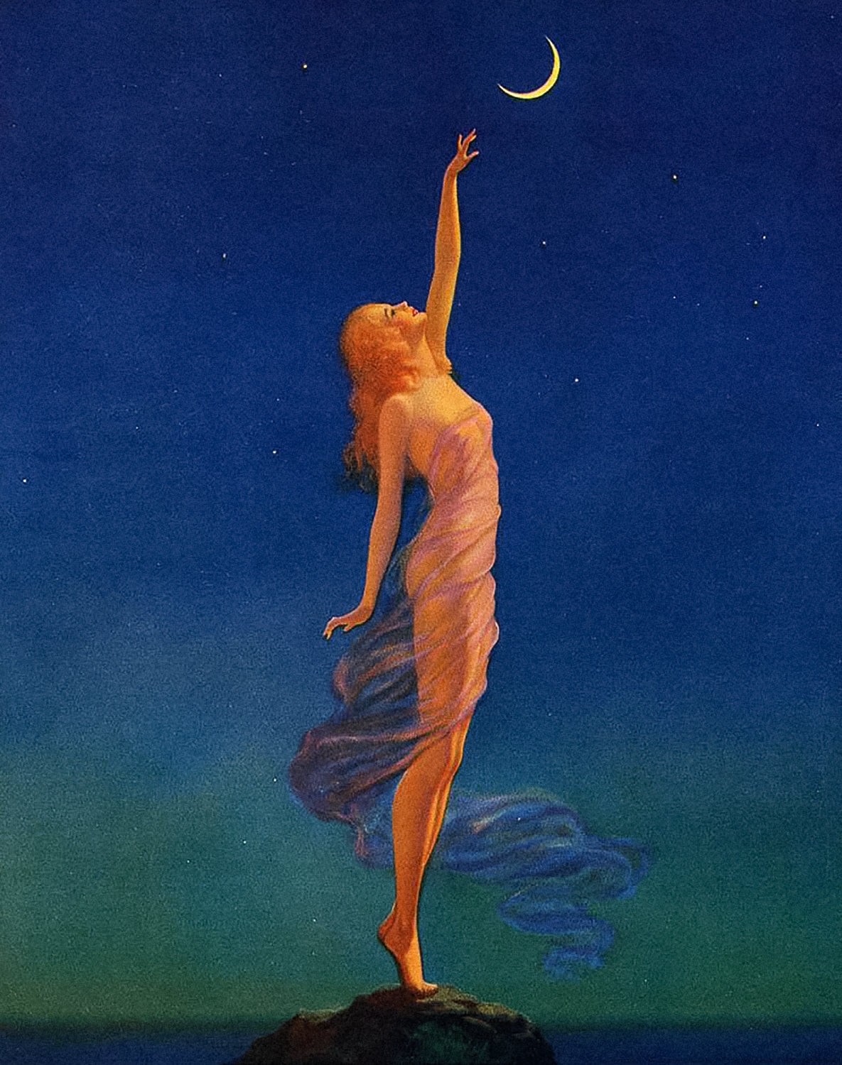 Reaching for the moon (1933) by Edward Mason Eggleston