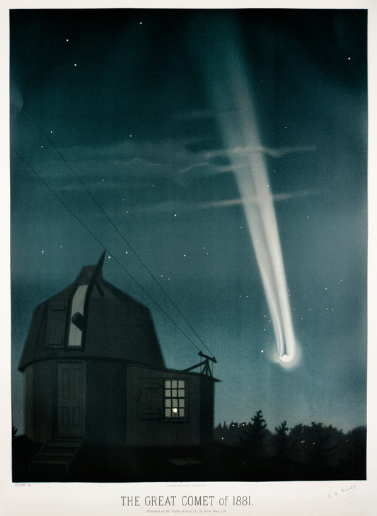 The great comet of 1881 (1881-1882) by E. L. Trouvelot